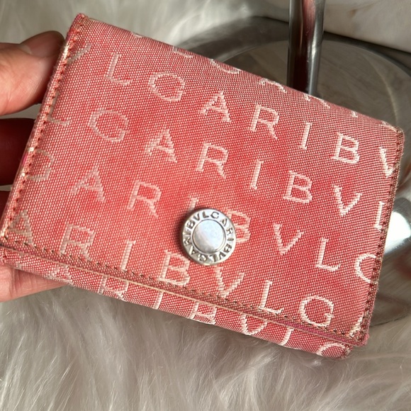 Bulgari Canvas Card Case - Picture 3 of 9